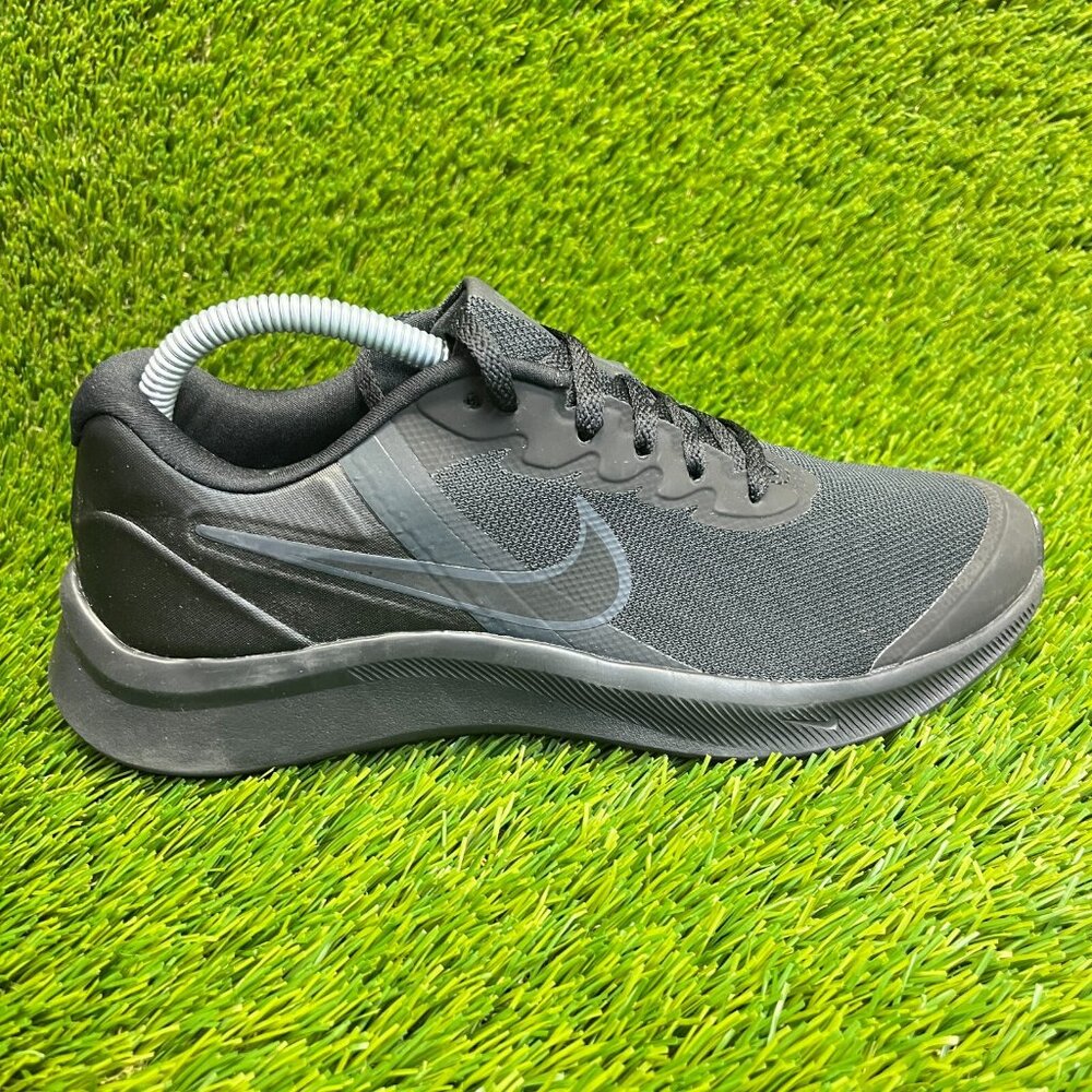 Nike Star‎ Runner 3 Boys Size 6.5Y Black Gray Walking Running Shoes Sneakers